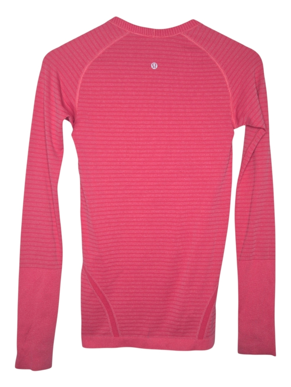 Lululemon Womens Pink Seamless Swiftly Tech Long Sleeve Top Size 4 - Picture 3 of 12